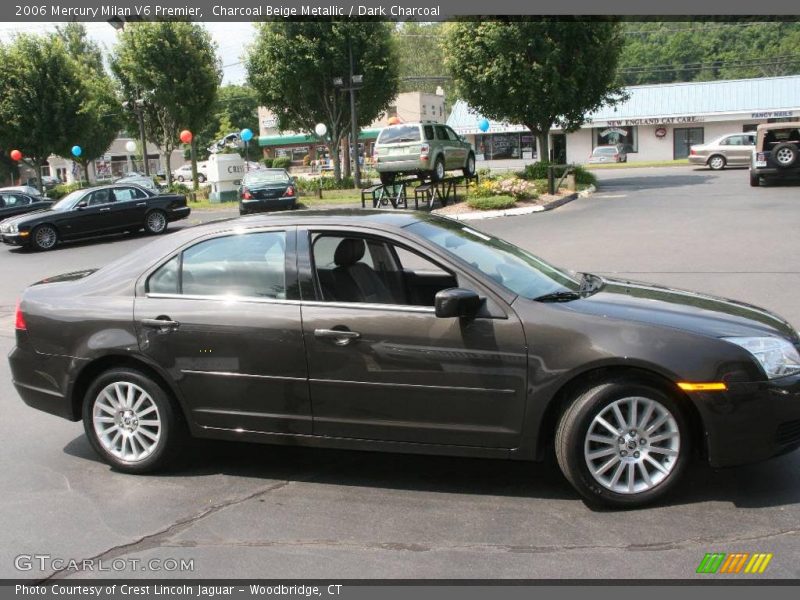 Charcoal Beige Metallic / Dark Charcoal 2006 Mercury Milan V6 Premier