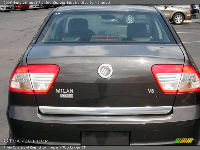 Charcoal Beige Metallic / Dark Charcoal 2006 Mercury Milan V6 Premier