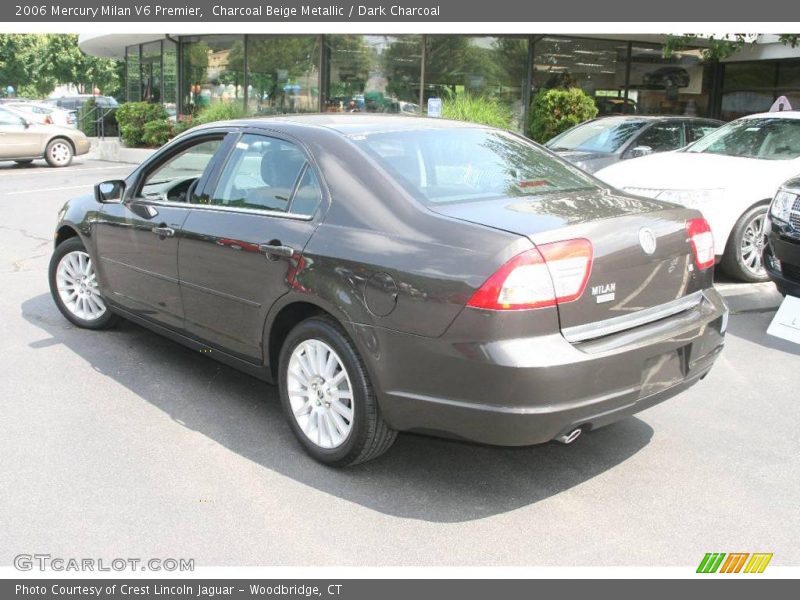 Charcoal Beige Metallic / Dark Charcoal 2006 Mercury Milan V6 Premier