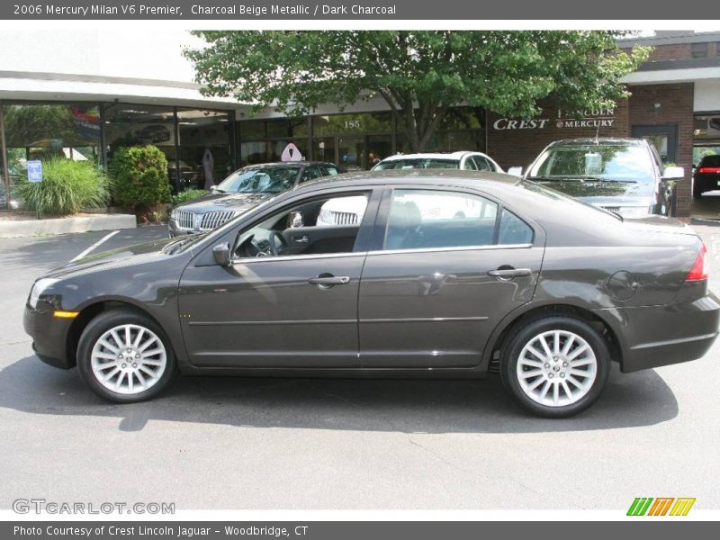 Charcoal Beige Metallic / Dark Charcoal 2006 Mercury Milan V6 Premier