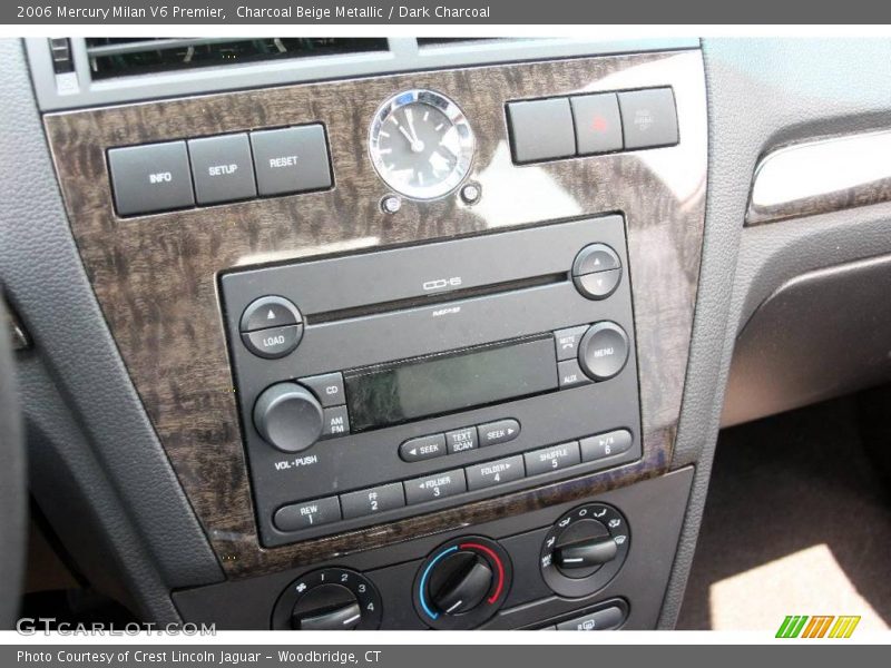 Charcoal Beige Metallic / Dark Charcoal 2006 Mercury Milan V6 Premier