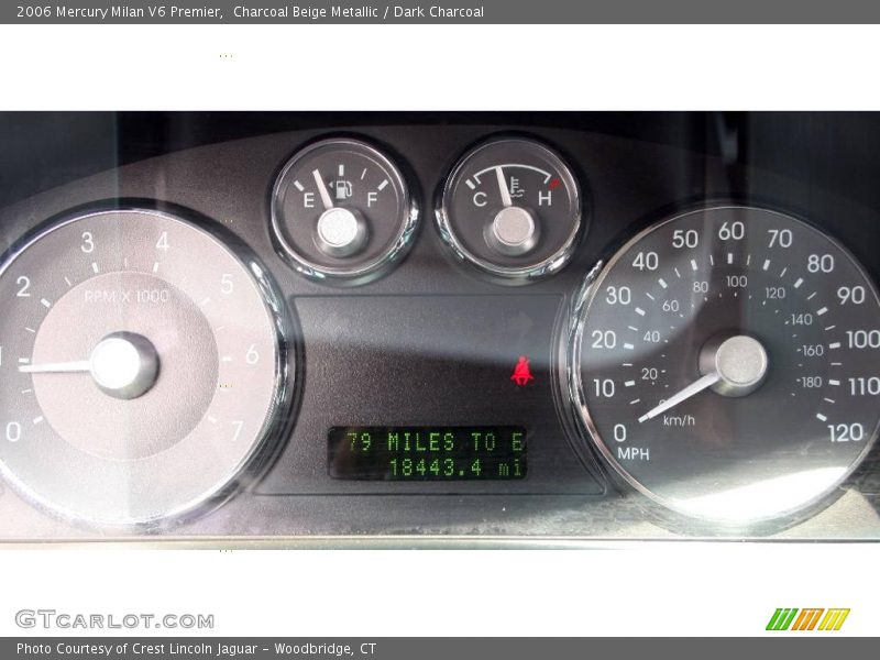Charcoal Beige Metallic / Dark Charcoal 2006 Mercury Milan V6 Premier