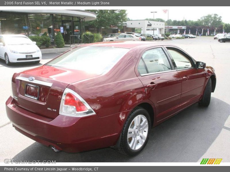 Merlot Metallic / Medium Light Stone 2006 Ford Fusion SEL V6