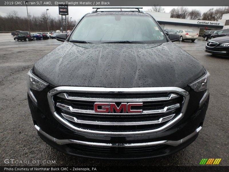 Ebony Twilight Metallic / Jet Black 2019 GMC Terrain SLT AWD