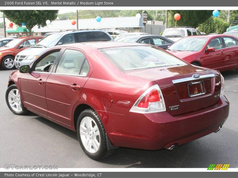 Merlot Metallic / Medium Light Stone 2006 Ford Fusion SEL V6