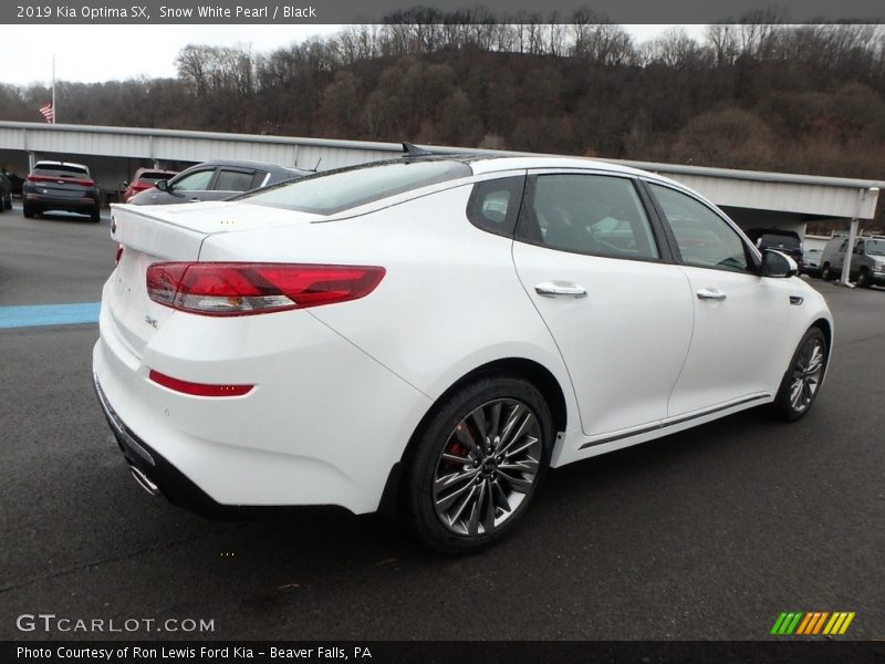 Snow White Pearl / Black 2019 Kia Optima SX
