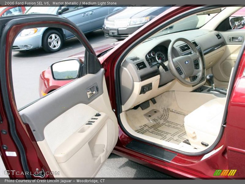 Merlot Metallic / Medium Light Stone 2006 Ford Fusion SEL V6