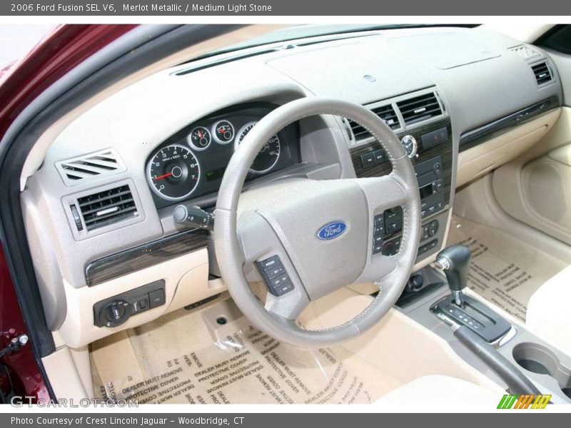 Merlot Metallic / Medium Light Stone 2006 Ford Fusion SEL V6
