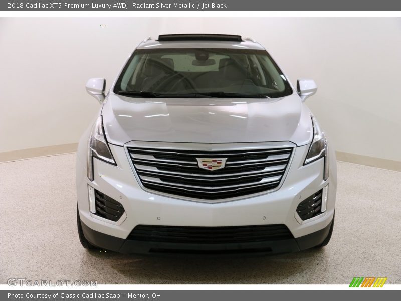 Radiant Silver Metallic / Jet Black 2018 Cadillac XT5 Premium Luxury AWD