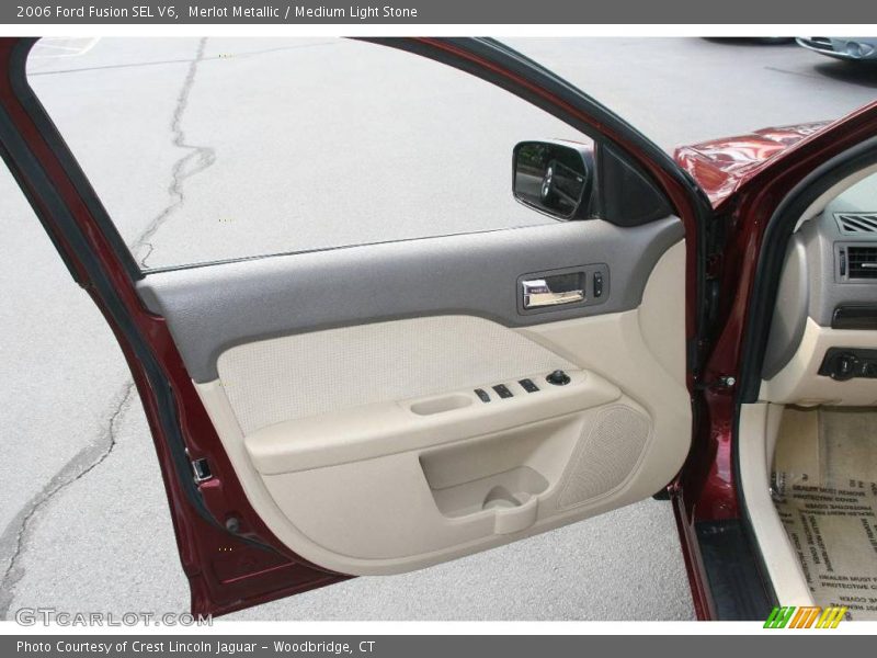 Merlot Metallic / Medium Light Stone 2006 Ford Fusion SEL V6