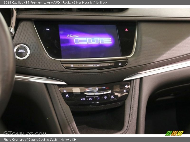 Radiant Silver Metallic / Jet Black 2018 Cadillac XT5 Premium Luxury AWD