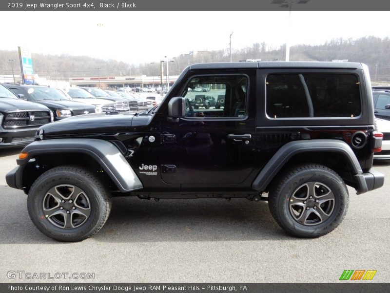 Black / Black 2019 Jeep Wrangler Sport 4x4
