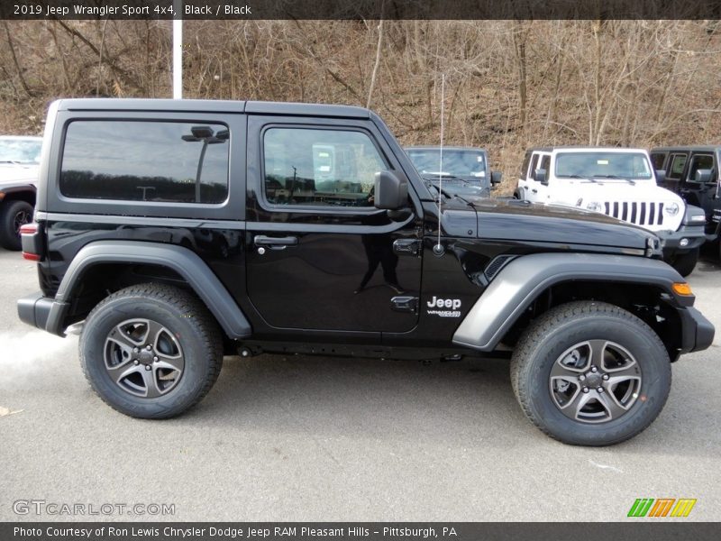 Black / Black 2019 Jeep Wrangler Sport 4x4