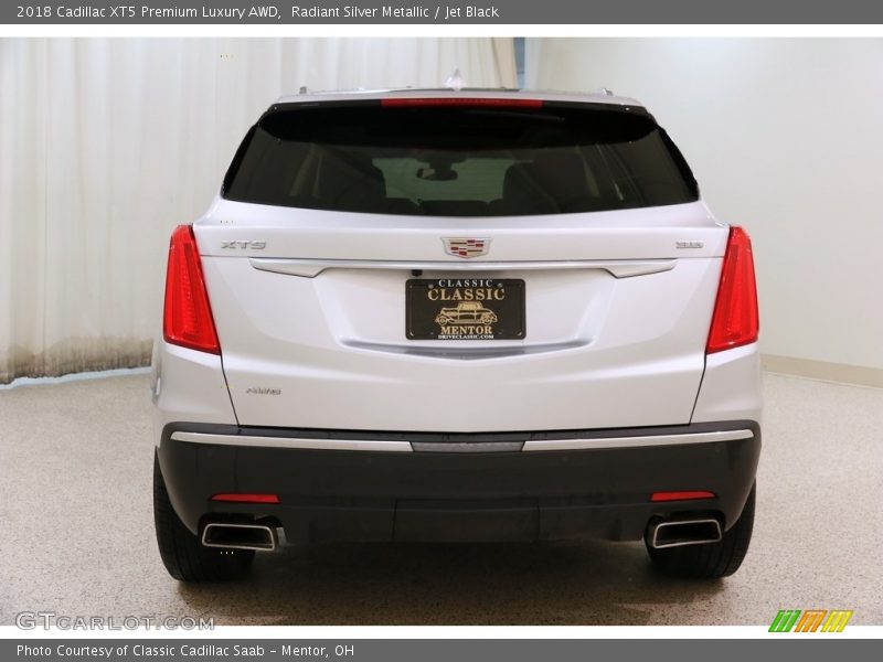 Radiant Silver Metallic / Jet Black 2018 Cadillac XT5 Premium Luxury AWD
