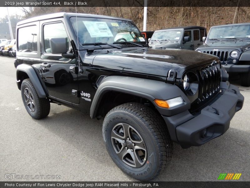 Black / Black 2019 Jeep Wrangler Sport 4x4