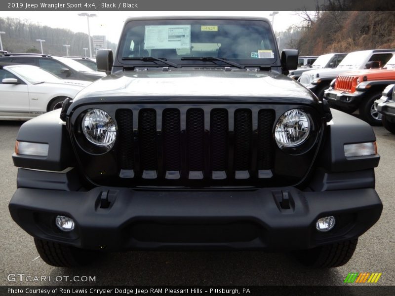 Black / Black 2019 Jeep Wrangler Sport 4x4