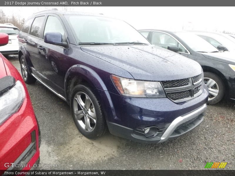 Pitch Black / Black 2017 Dodge Journey Crossroad AWD