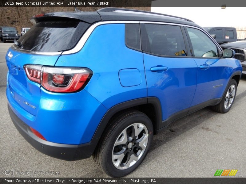 Laser Blue Pearl / Black 2019 Jeep Compass Limited 4x4