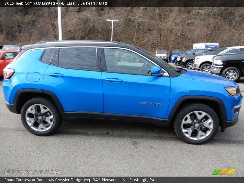 Laser Blue Pearl / Black 2019 Jeep Compass Limited 4x4