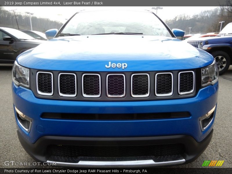 Laser Blue Pearl / Black 2019 Jeep Compass Limited 4x4