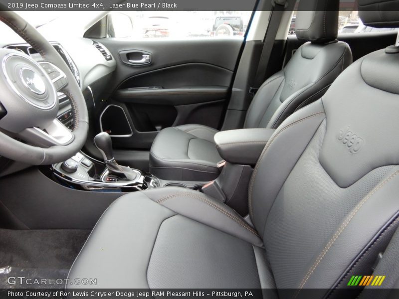 Front Seat of 2019 Compass Limited 4x4