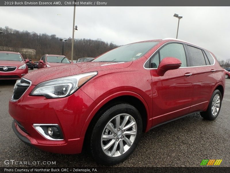 Chili Red Metallic / Ebony 2019 Buick Envision Essence AWD