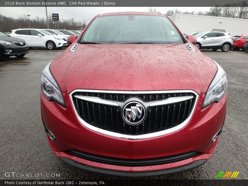Chili Red Metallic / Ebony 2019 Buick Envision Essence AWD