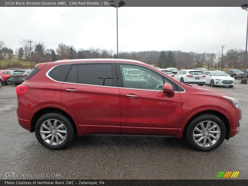 Chili Red Metallic / Ebony 2019 Buick Envision Essence AWD