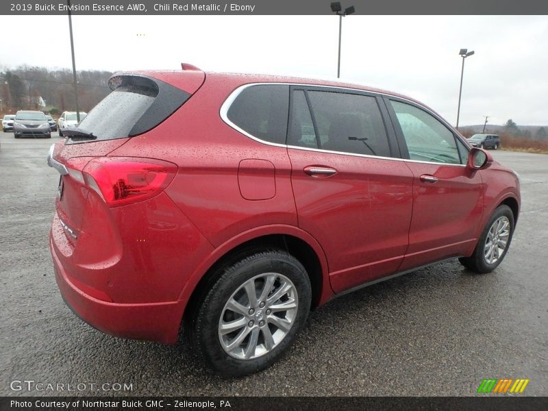 Chili Red Metallic / Ebony 2019 Buick Envision Essence AWD