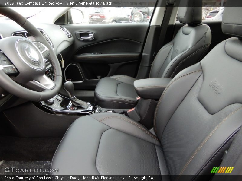 Front Seat of 2019 Compass Limited 4x4