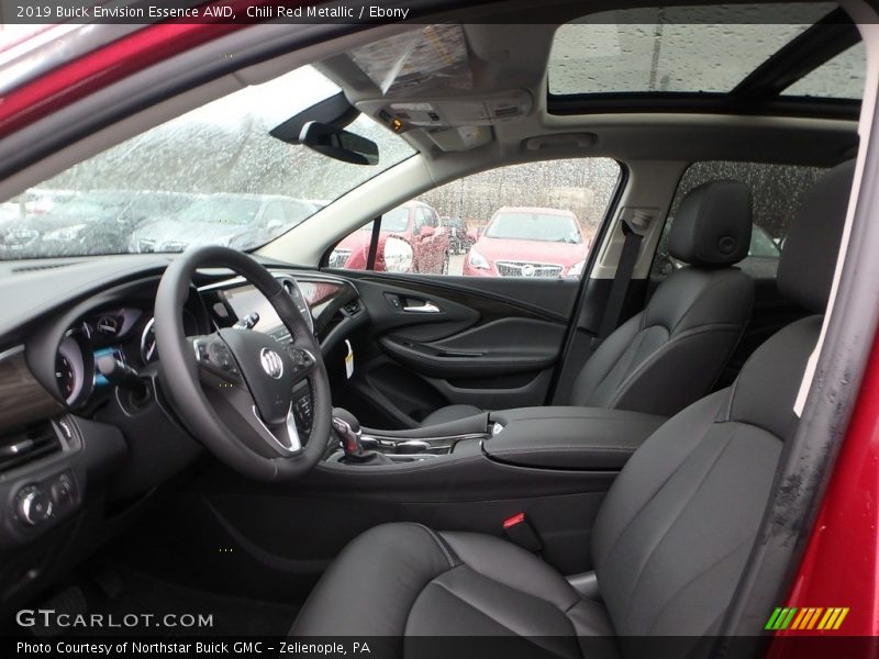 Chili Red Metallic / Ebony 2019 Buick Envision Essence AWD