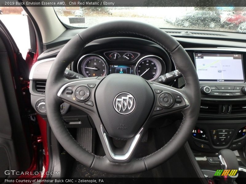 Chili Red Metallic / Ebony 2019 Buick Envision Essence AWD