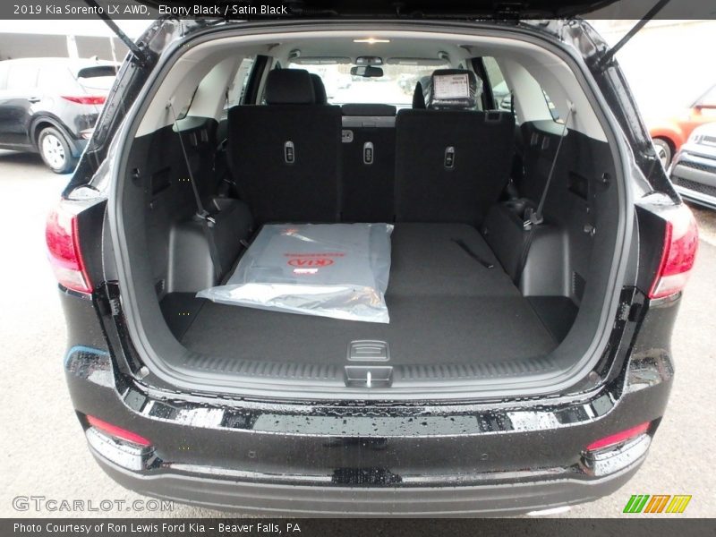 Ebony Black / Satin Black 2019 Kia Sorento LX AWD