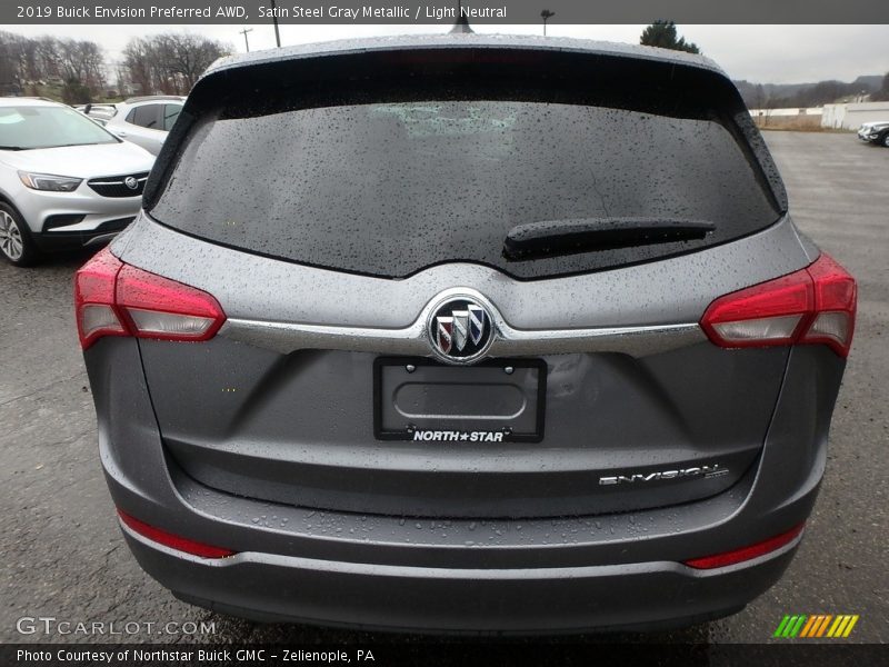 Satin Steel Gray Metallic / Light Neutral 2019 Buick Envision Preferred AWD