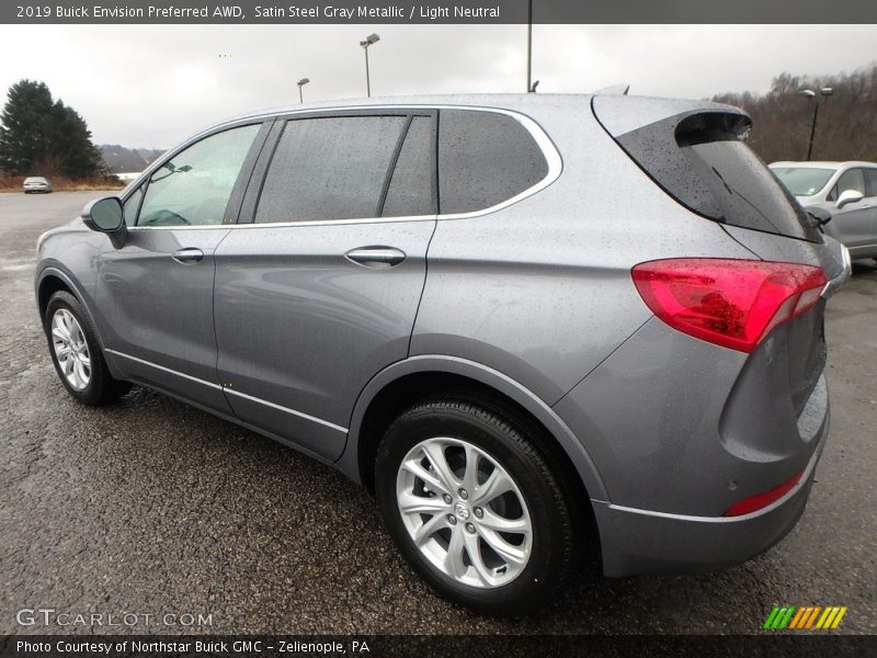 Satin Steel Gray Metallic / Light Neutral 2019 Buick Envision Preferred AWD