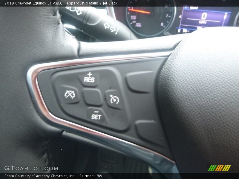 Pepperdust Metallic / Jet Black 2019 Chevrolet Equinox LT AWD