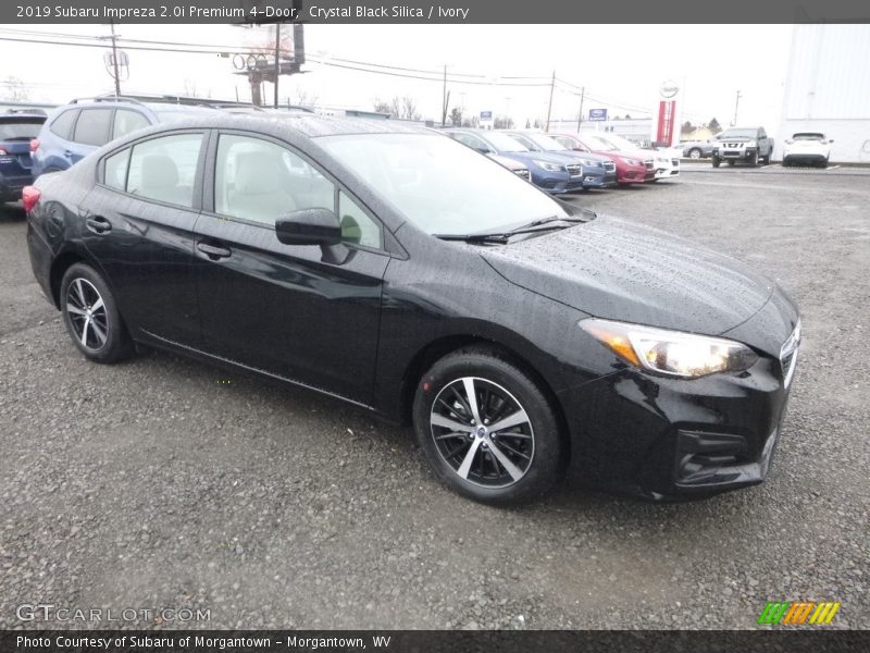 Crystal Black Silica / Ivory 2019 Subaru Impreza 2.0i Premium 4-Door
