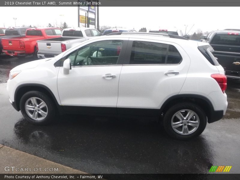 Summit White / Jet Black 2019 Chevrolet Trax LT AWD