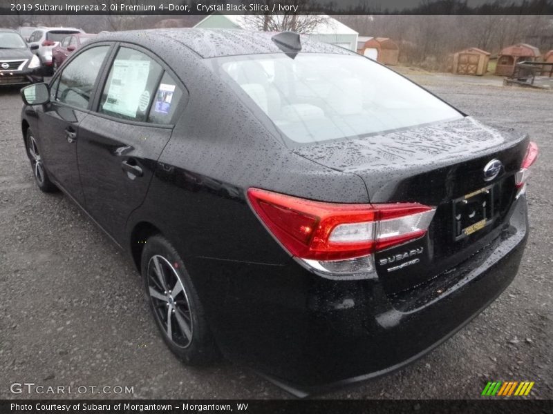 Crystal Black Silica / Ivory 2019 Subaru Impreza 2.0i Premium 4-Door