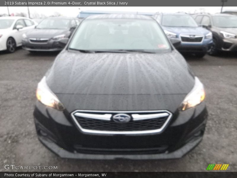 Crystal Black Silica / Ivory 2019 Subaru Impreza 2.0i Premium 4-Door