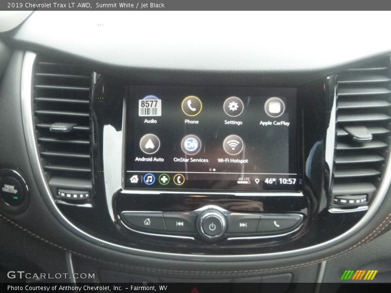 Summit White / Jet Black 2019 Chevrolet Trax LT AWD