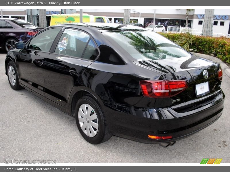 Black / Titan Black 2016 Volkswagen Jetta S