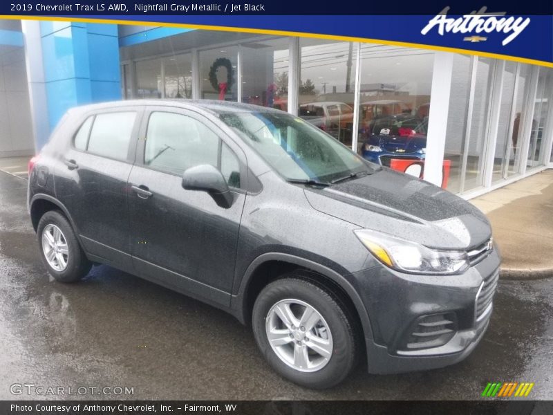 Nightfall Gray Metallic / Jet Black 2019 Chevrolet Trax LS AWD