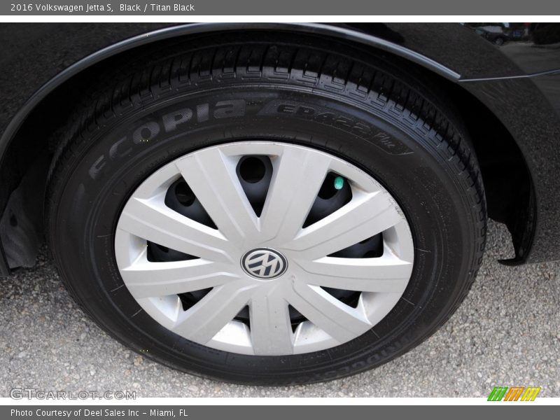 Black / Titan Black 2016 Volkswagen Jetta S