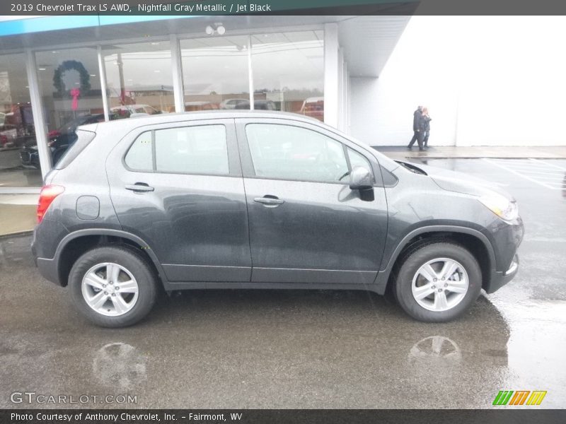 Nightfall Gray Metallic / Jet Black 2019 Chevrolet Trax LS AWD