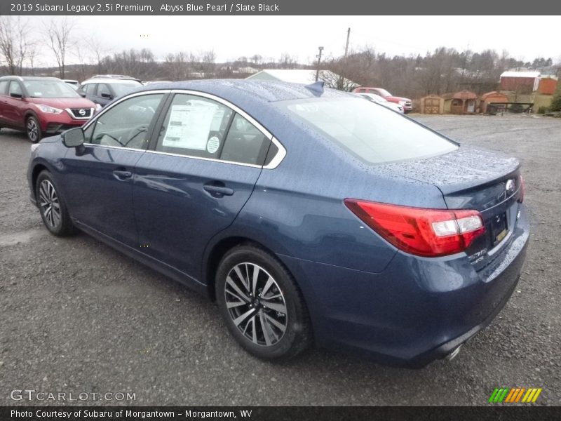 Abyss Blue Pearl / Slate Black 2019 Subaru Legacy 2.5i Premium