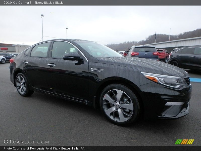 Ebony Black / Black 2019 Kia Optima S