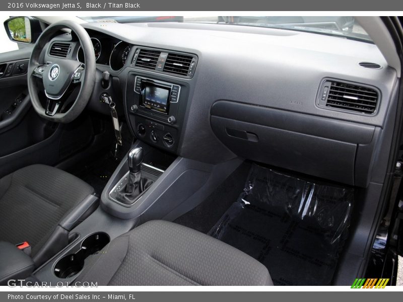 Black / Titan Black 2016 Volkswagen Jetta S