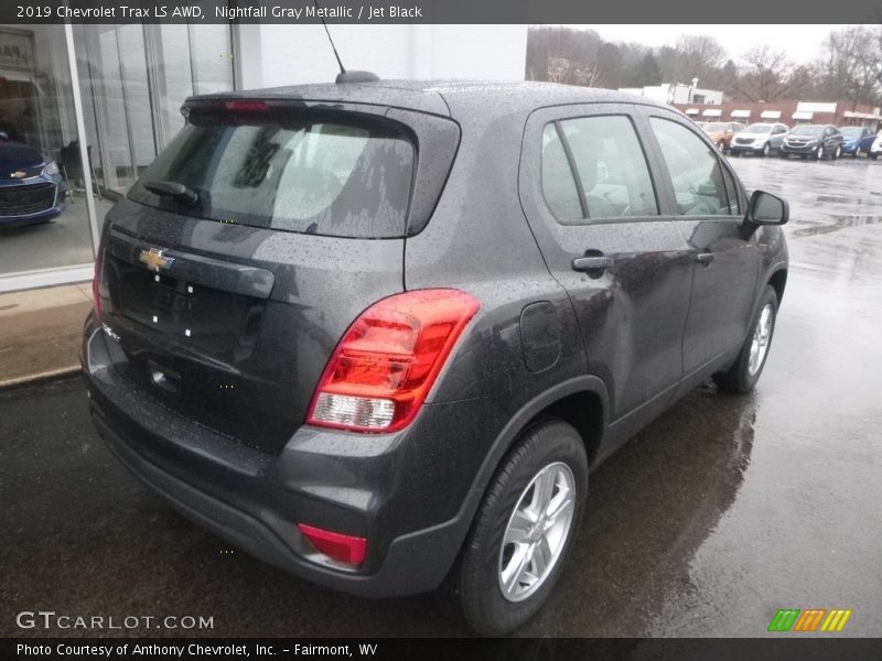 Nightfall Gray Metallic / Jet Black 2019 Chevrolet Trax LS AWD