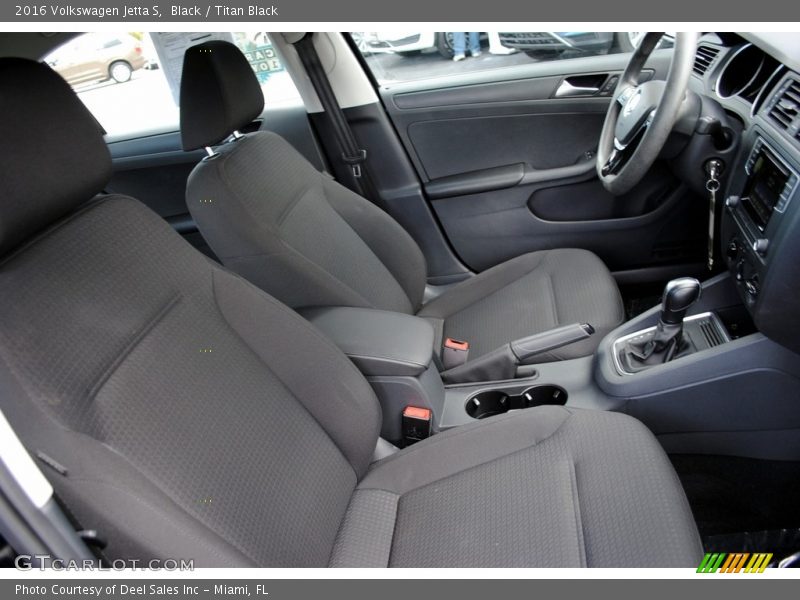 Black / Titan Black 2016 Volkswagen Jetta S